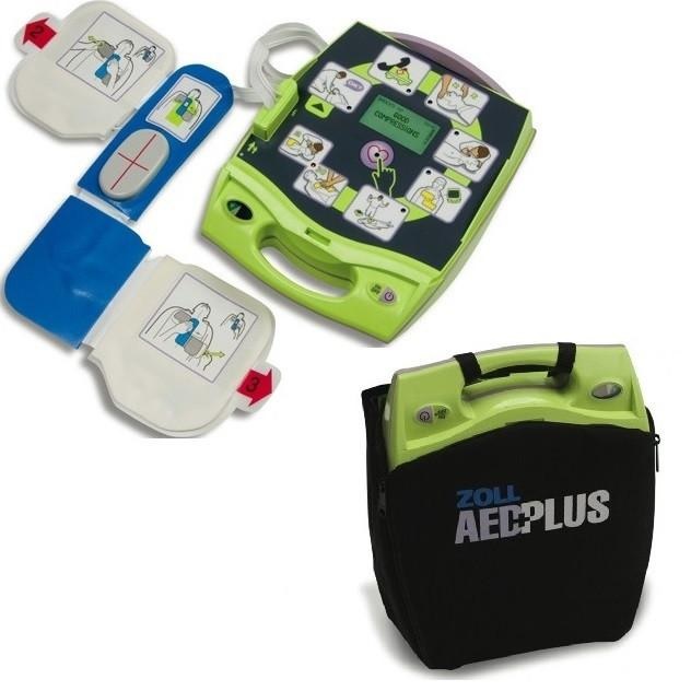 Image DÉFIBRILLATEUR SEMI-AUTOMATIQUE AED+ ANGLAIS